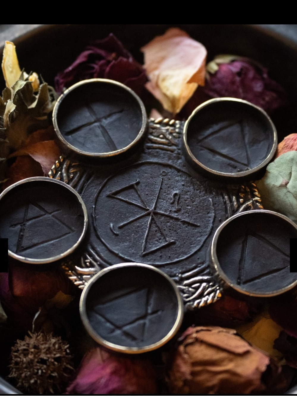 “The Witches Moon” Exclusive- Talismanic Alter Plate-Brass
